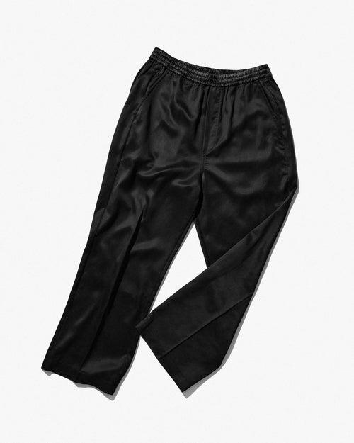 Home Trousers in Black made of Lyocell