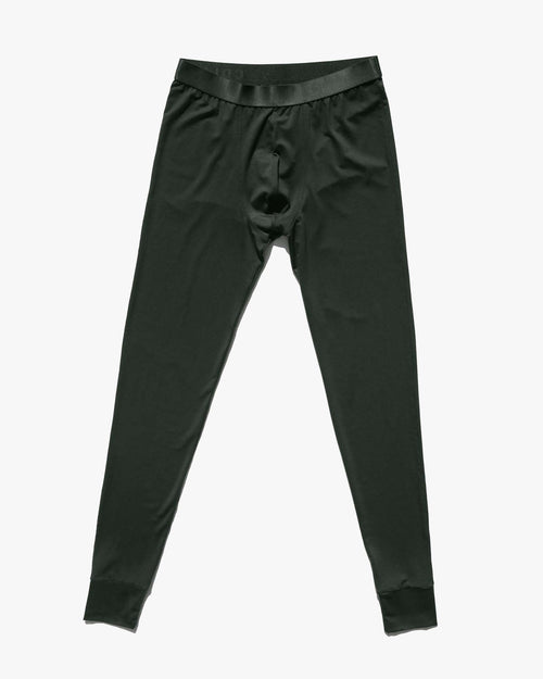 Lyocell Long Johns in Army Green