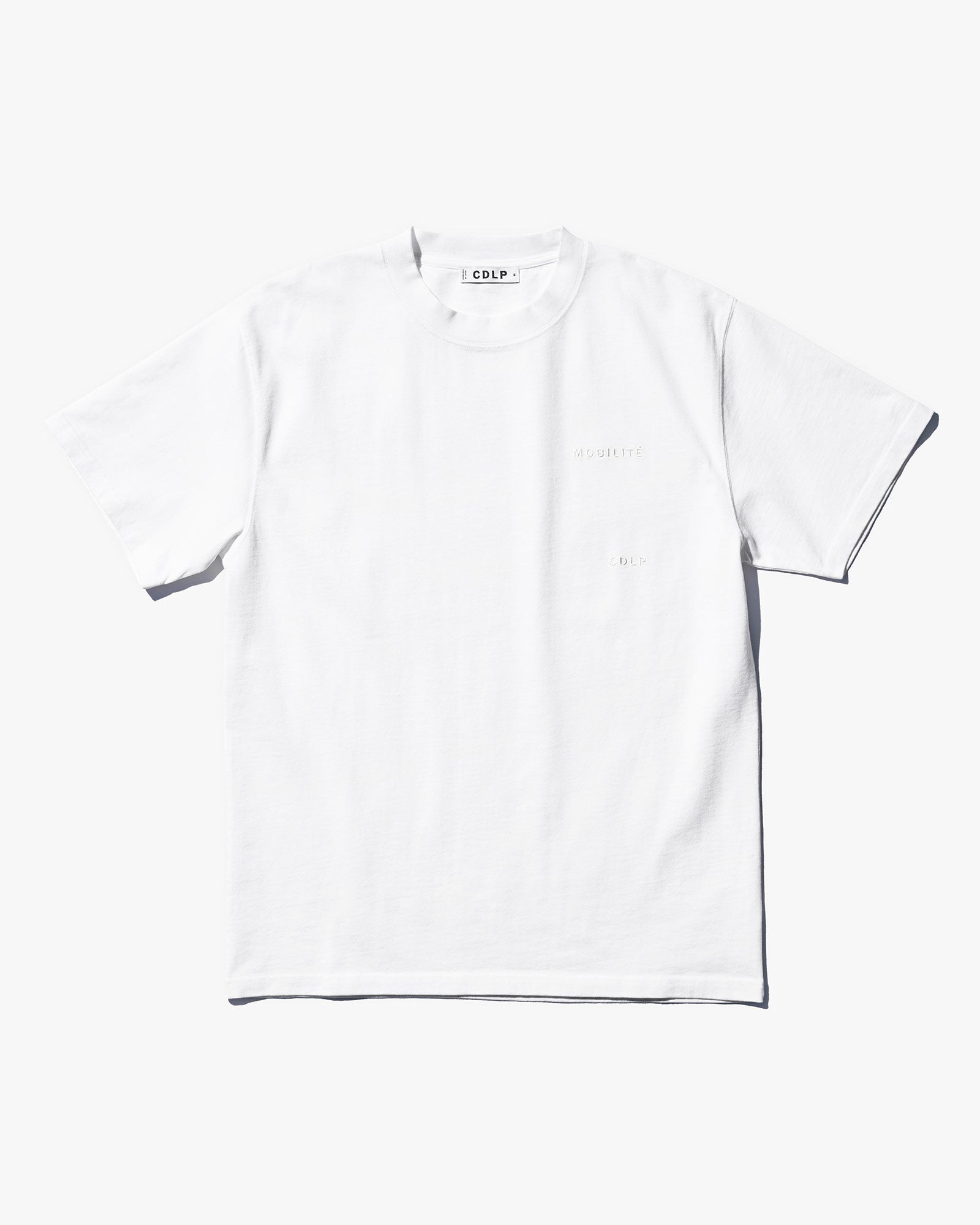 Cotton jersey T-shirt in off white