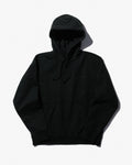 Heavy Terry Hoodie in Black made from Recycled and Organic Cotton